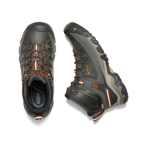 Men's Targhee III Waterproof Mid  |  Black Olive/Golden Brown