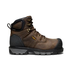 Men's CSA Camden 6 Waterproof Boot (Carbon Toe) | Dark Earth/Black