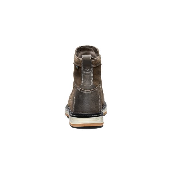 Women's San Jose 6 Waterproof 90?? Heel Boot (Aluminum Toe) | Steel Grey/Gum
