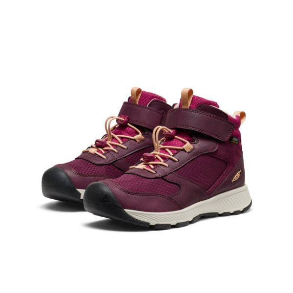 Big Kids' Skua Waterproof Boot  |  Fig/Peach Fuzz