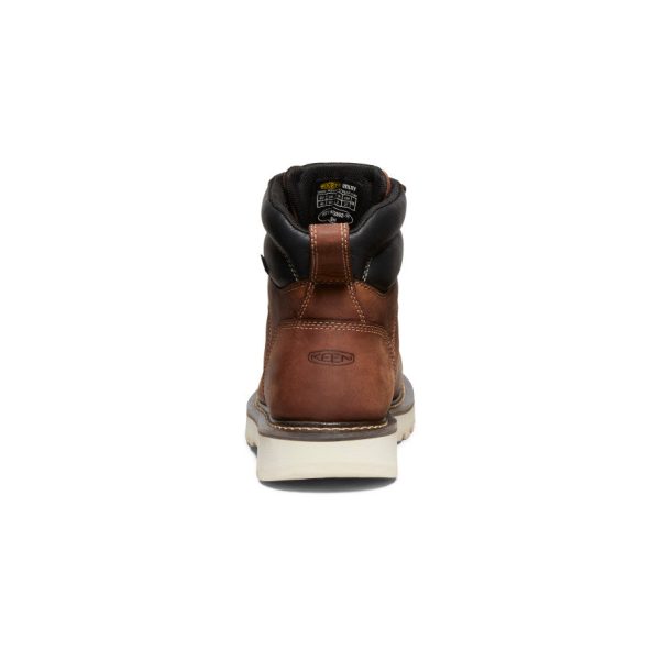 Men's Cincinnati 6 Waterproof 90?? Heel Boot (Soft Toe)  |  Tuscan Red/Sandshell