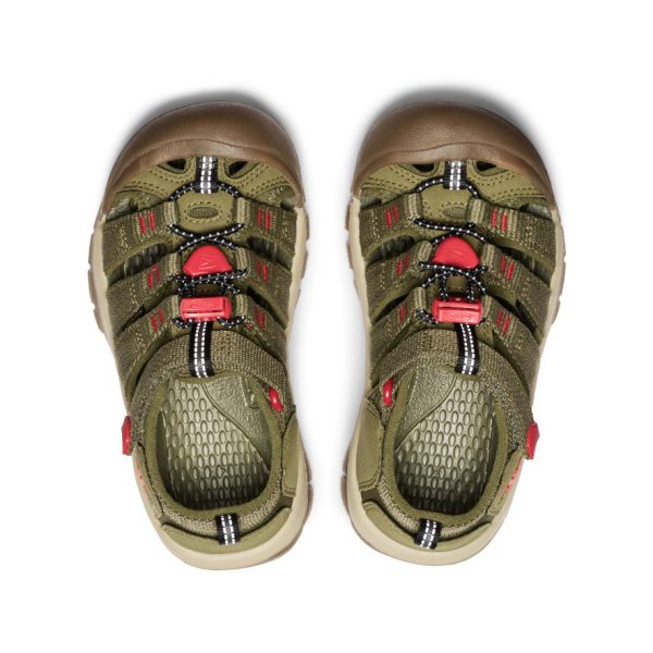 Little Kids' Newport H2  |  Martini Olive/Aura Orange