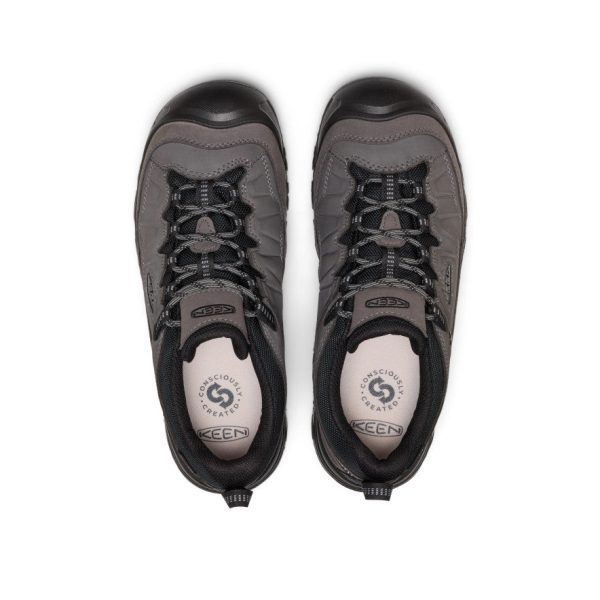 Men's Targhee IV Wide Waterproof Hiking Shoe  |  Magnet/Black