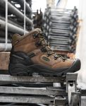 Men's Pittsburgh Energy 6 Waterproof Boot (Soft Toe)  |  Cascade Brown/Black