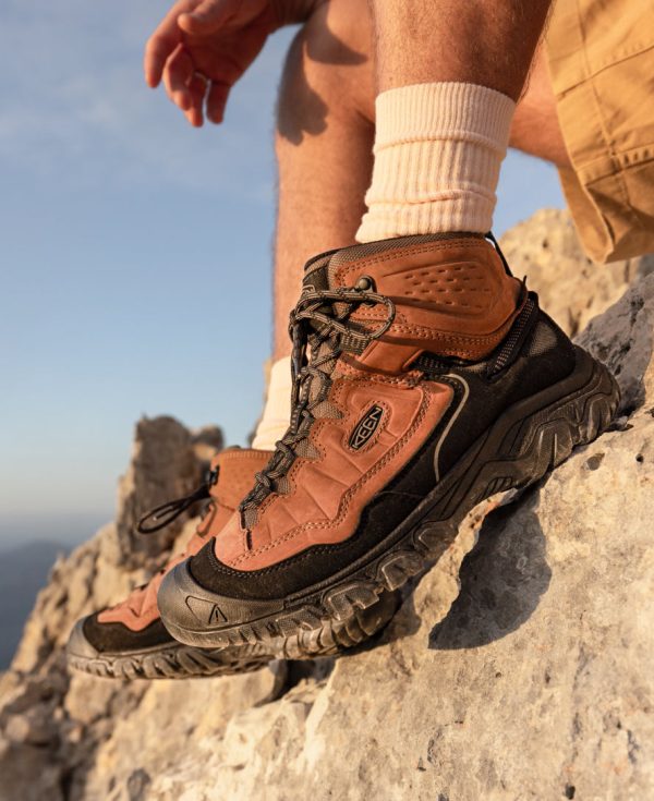Men's Targhee IV Waterproof Hiking Boot  |  Tumbled Black