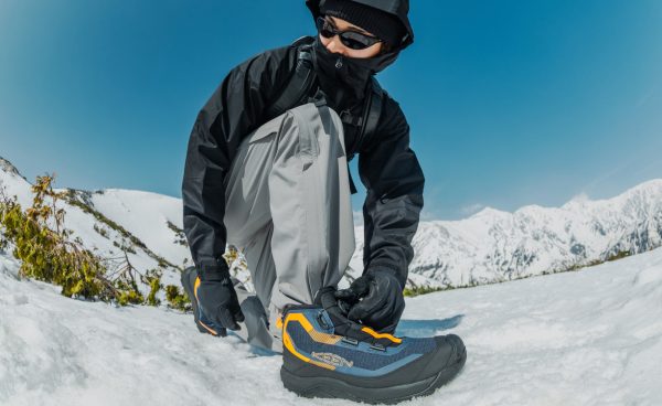 Men's Revel IV EXP CF Polar Waterproof Boot  |  Naval Academy/Flame Orange