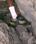 Men's Roam Trail Running Shoe  |  Dark Olive/Golden Cypress