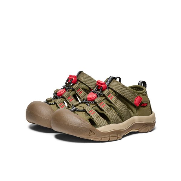 Little Kids' Newport H2  |  Martini Olive/Aura Orange