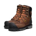 Men's Camden 8 Insulated Waterproof Boot (Carbon Toe) | Leather Brown/Black